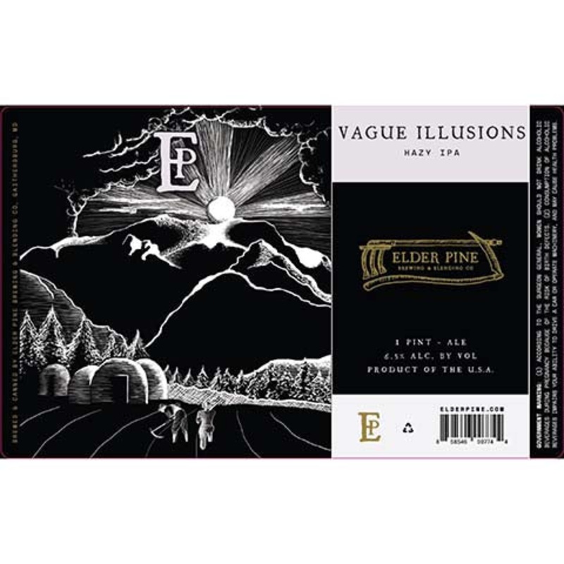 Elder Pine Vague Illusions Hazy IPA 16OZ SINGLE CAN
