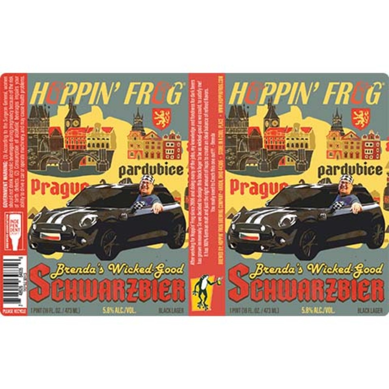 Hoppin' Frog Brenda's Wicked Good Schwarzbier 16OZ SINGLE CAN