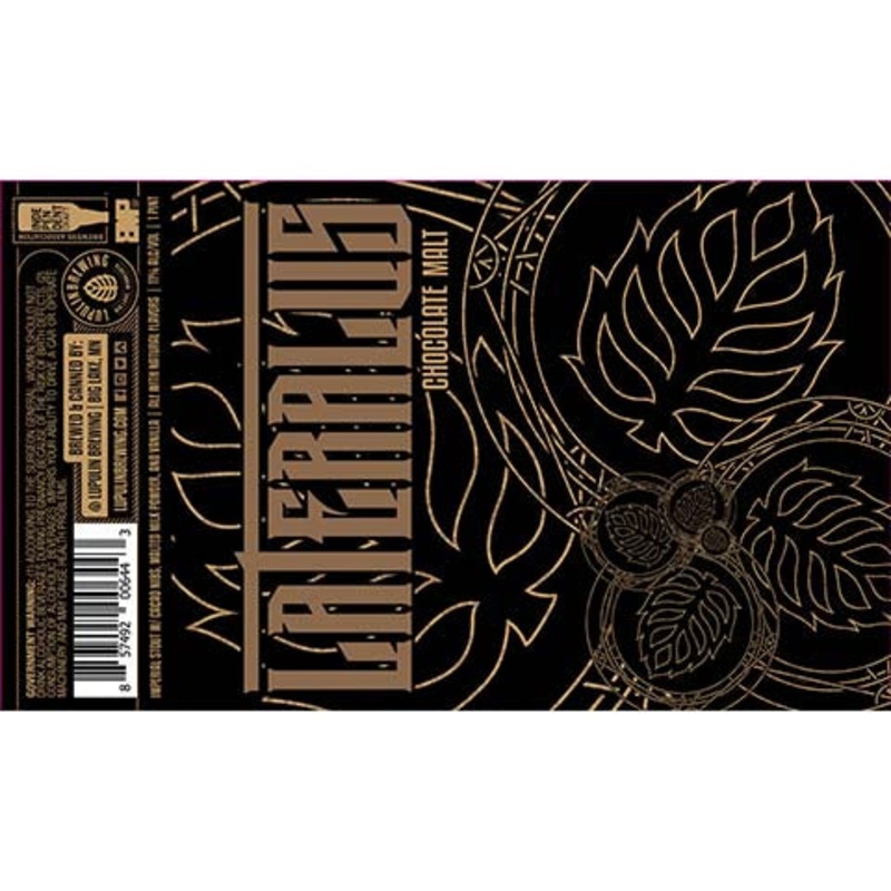 Lupulin Lateralus Chocolate Malt Imperial Stout 16OZ SINGLE CAN
