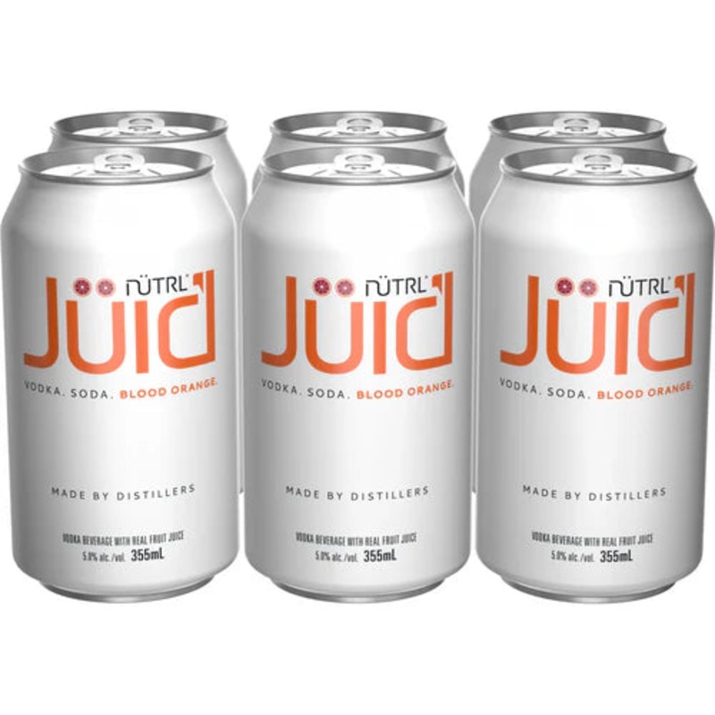 NUTRL VODKA SODA JUIC'D BLOOD ORANGE 355ML 6PK CAN @ Township [1029977] 2130 ml