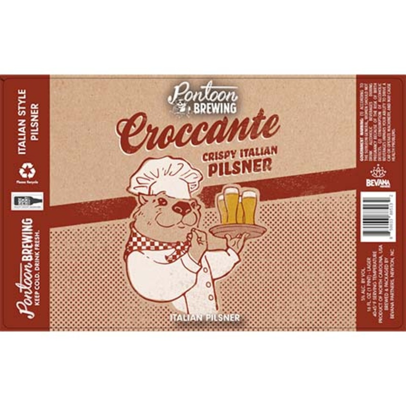 Pontoon Croccante Pilsner 16OZ SINGLE CAN