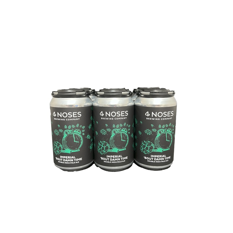 4 Noses Imperial 'Bout Damn Time DIPA 6 Pack Cans