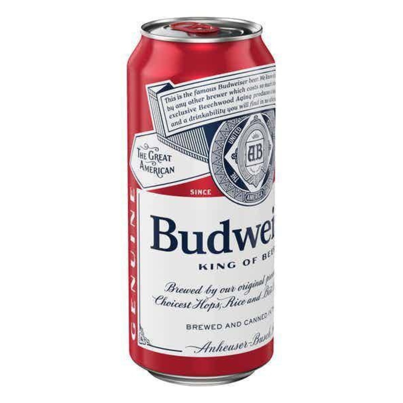 Beer DOM Budweiser Cans 16oz 6pk