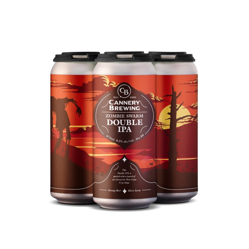 CANNERY ZOMBIE SWARM DOUBLE IPA 473ML 4PK CAN @ Kelowna [1054315] 1892 ml