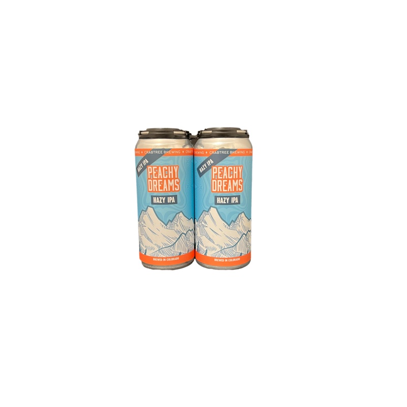 Crabtree Peachy Dreams IPA 4 Pack Cans