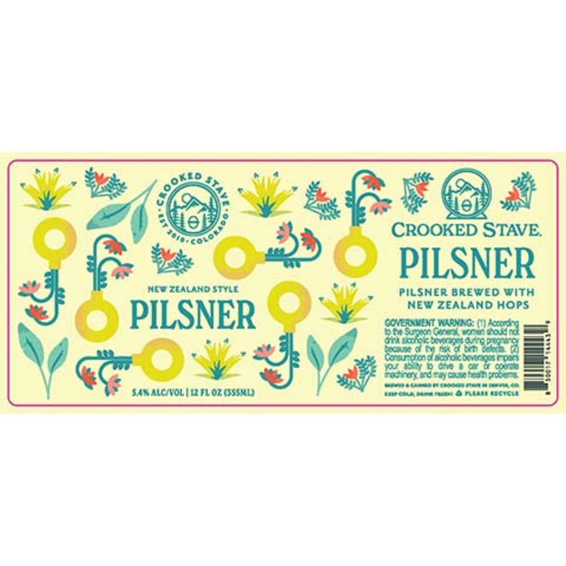 Crooked Stave New Zealand Style Pilsner 12OZ SINGLE CAN