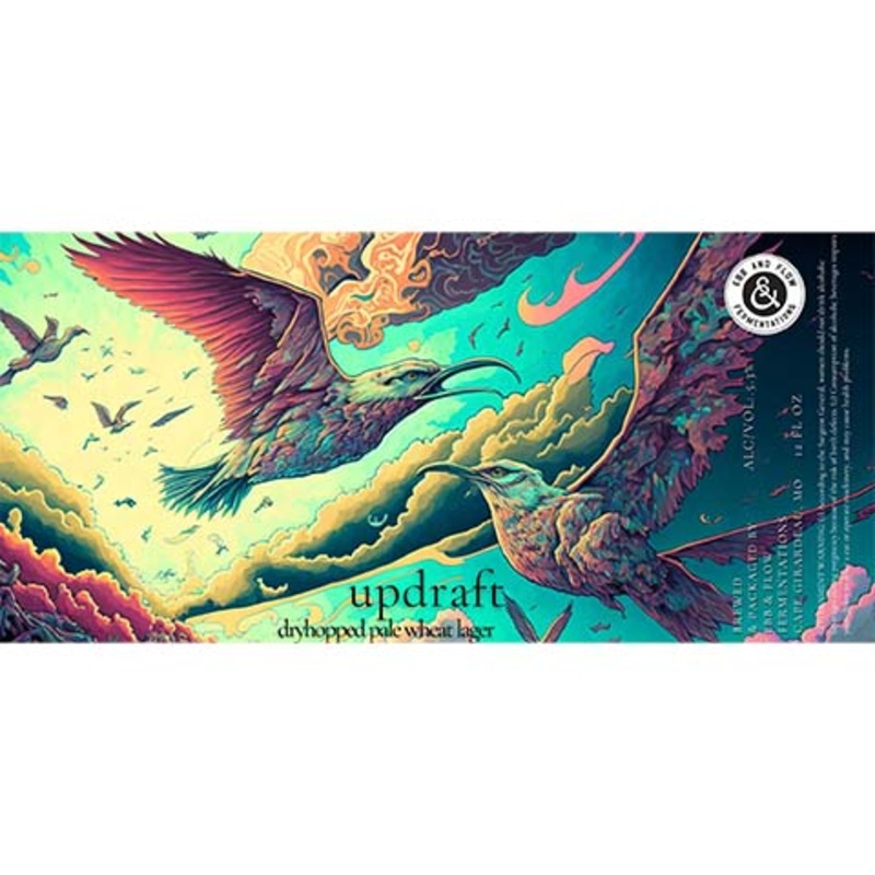 Ebb & Flow Updraft Wheat Lager 12OZ SINGLE CAN