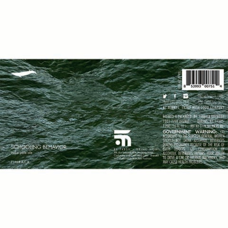 Finback Schooling Behavior IPA 16OZ SINGLE CAN