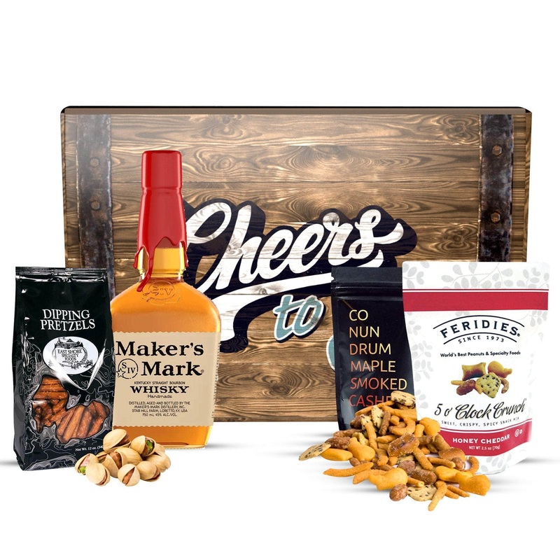 Maker's Mark Whiskey + Snack Gift