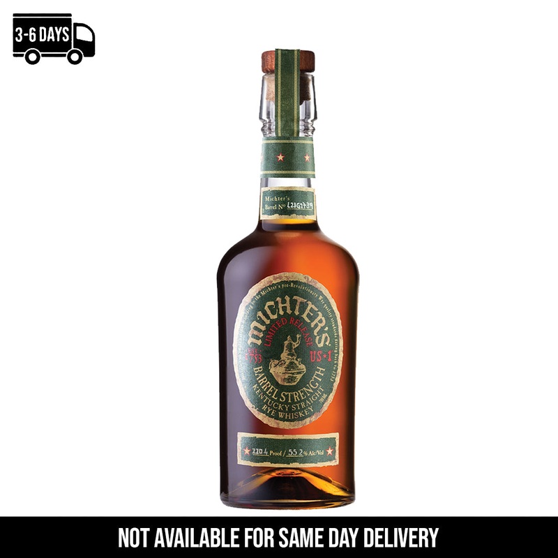 Michter's US*1 Barrel Strength Rye 700ml (PRE-ORDER)