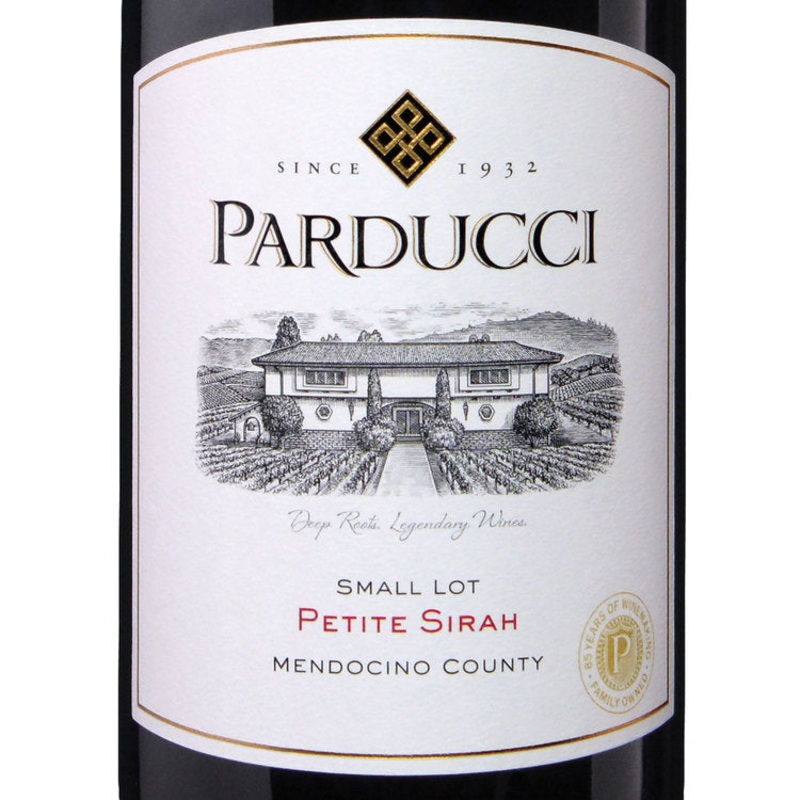 PARDUCCI PETITE SIRAH SMALL LOT MENDOCINO COUNTY 2020 750ML 750ML