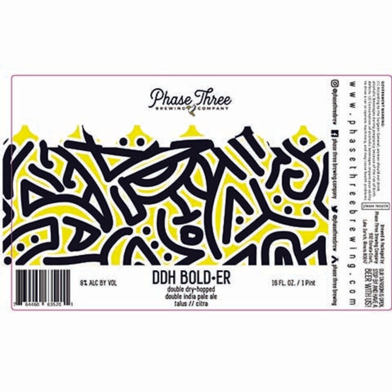 Phase Three DDH Bold-er DIPA 16OZ SINGLE CAN