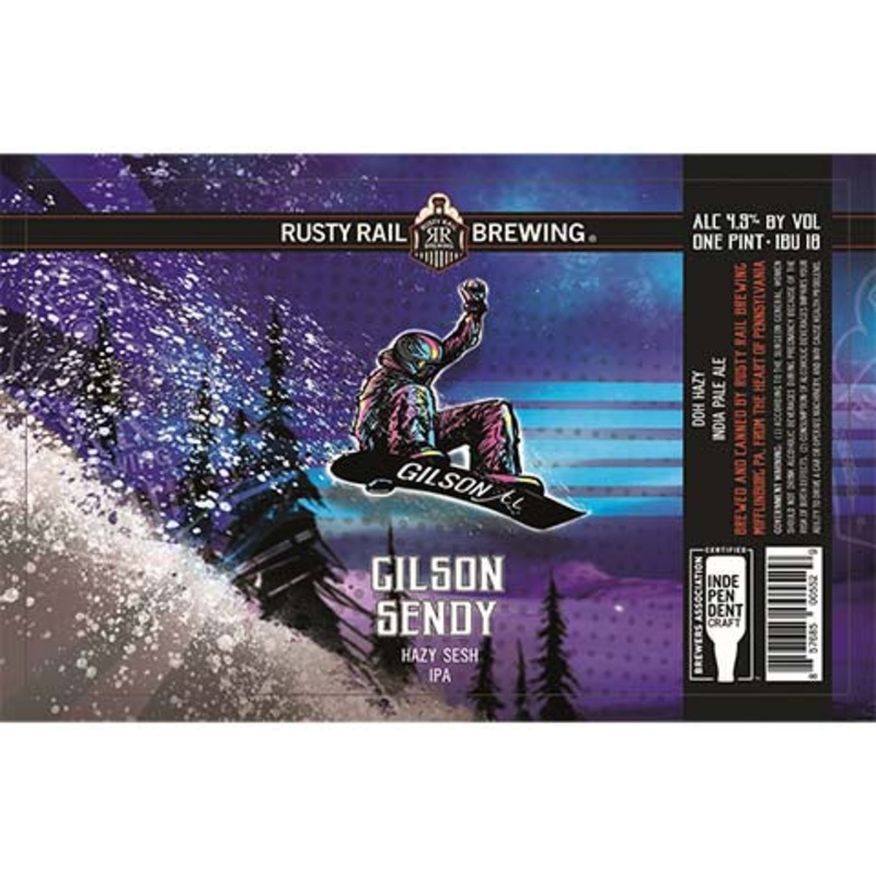Rusty Rail Gilson Sendy Hazy Sesh IPA 16OZ SINGLE CAN