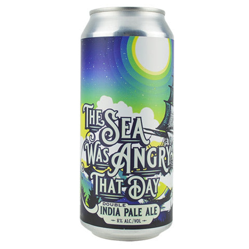 Vitamin Sea/Sand City The Sea Was Angry That Day Double Hazy IPA 16OZ SINGLE CAN