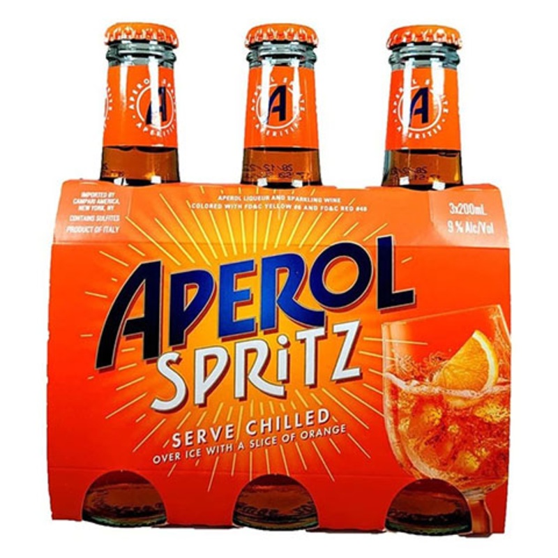 Aperol Spritz Cocktail 3-Pack 200ML 3PK BTL