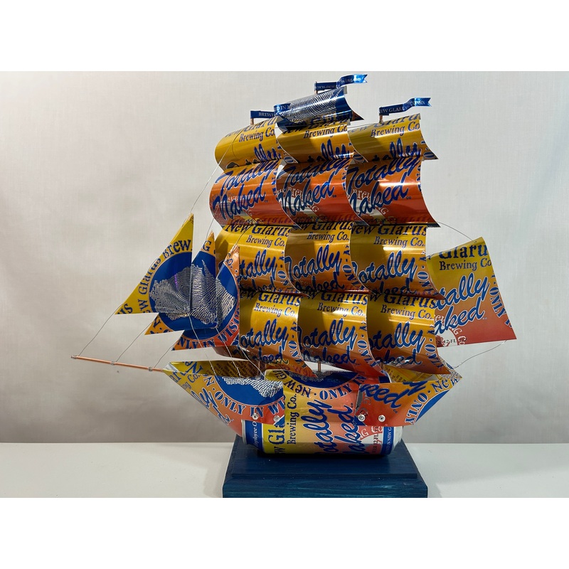 New Glarus Totally Naked Beer Can Ship