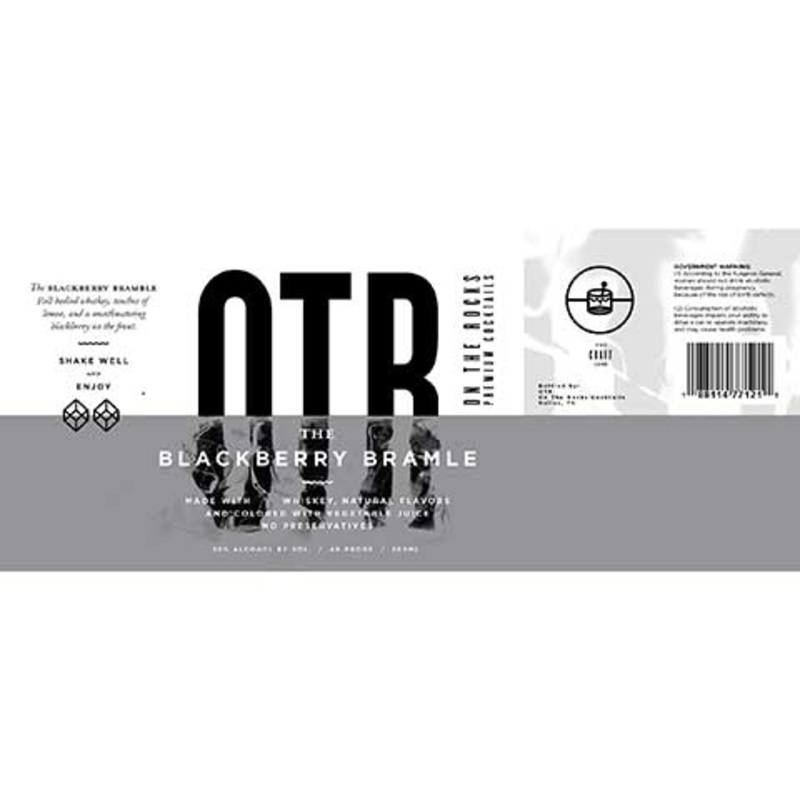 On the Rocks Blackberry Bramle Whiskey 200ML BTL