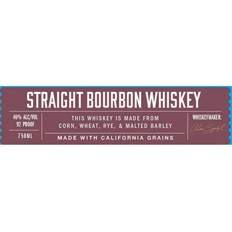 Sonoma Straight Bourbon Whiskey 750ML BTL