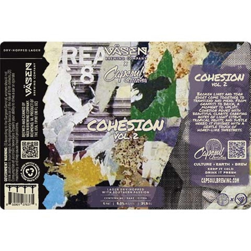 Vasen Cohesion Vol. 2 Lager 16OZ SINGLE CAN