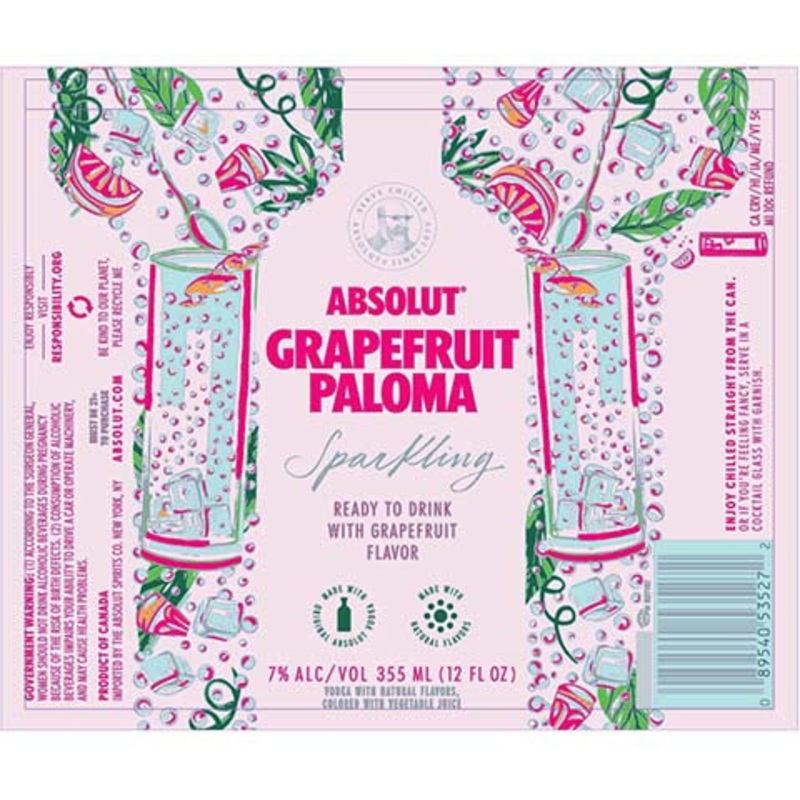 Absolut Grapefruit Paloma 12OZ SINGLE CAN