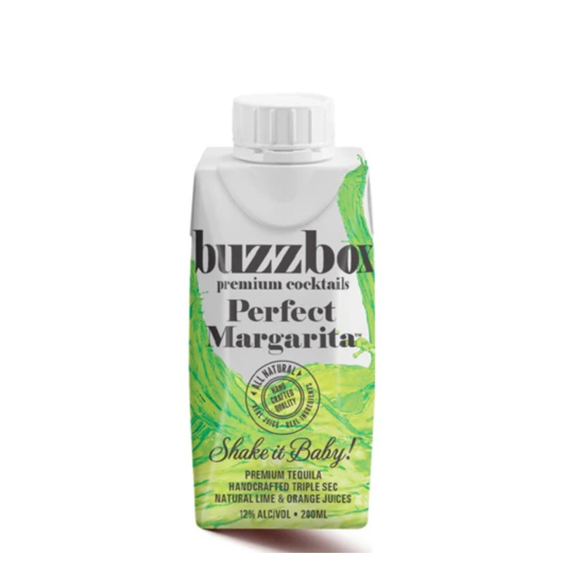 Buzzbox Perfect Margarita Cocktail 4pk 200mL