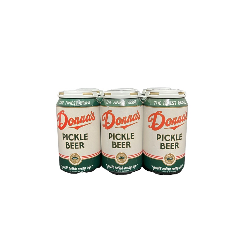 Donnas Pickle Beer 6 Pack Cans