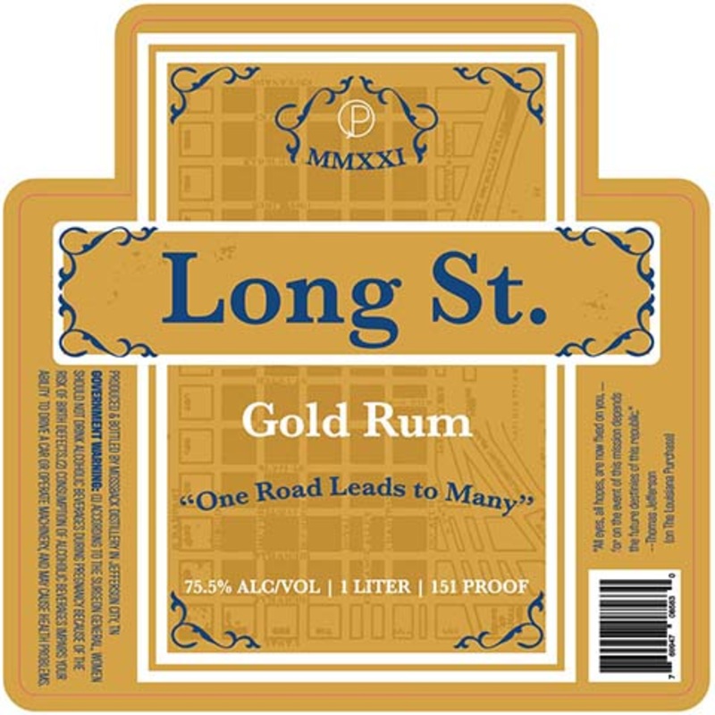 Mossback Long St. Gold Rum 1L BTL