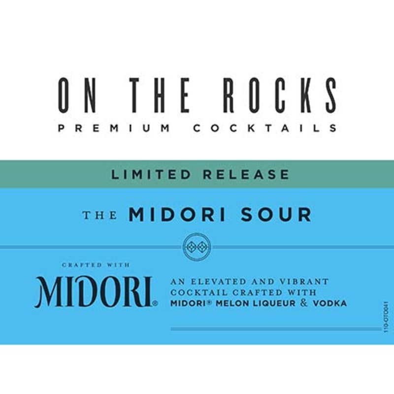 On the Rocks The Midori Sour 200ML BTL