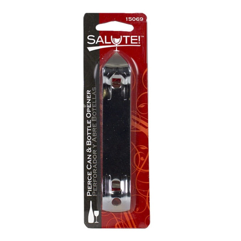 Salute! Pierce Can & Bottle Opener