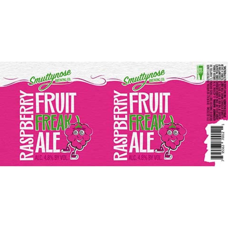 Smuttynose Raspberry Fruit Freak Ale 16OZ SINGLE CAN