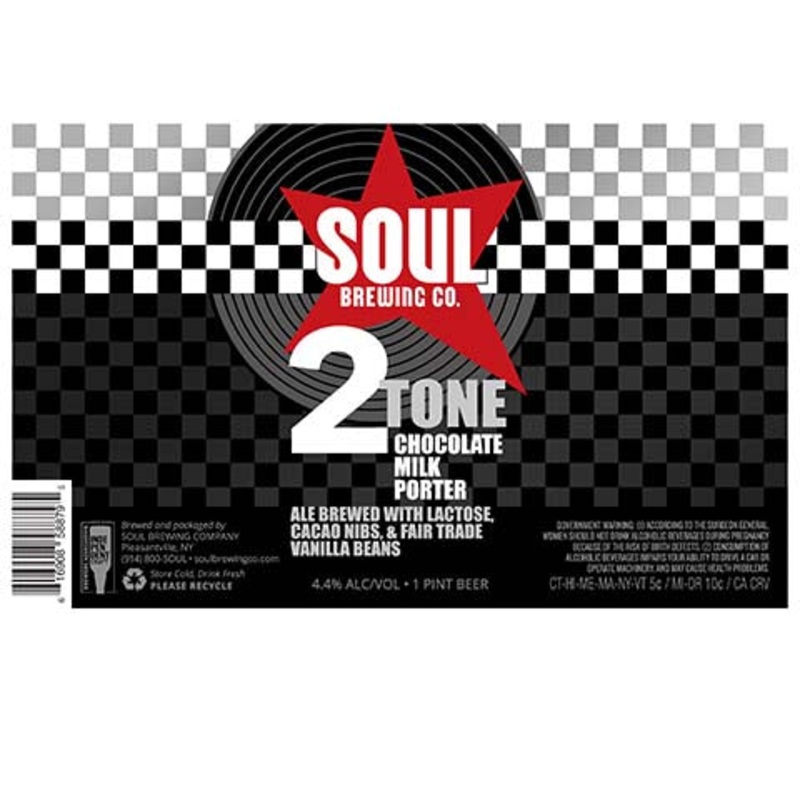 Soul Brewing 2Tone Chocolate Milk Porter 16OZ SINGLE CAN