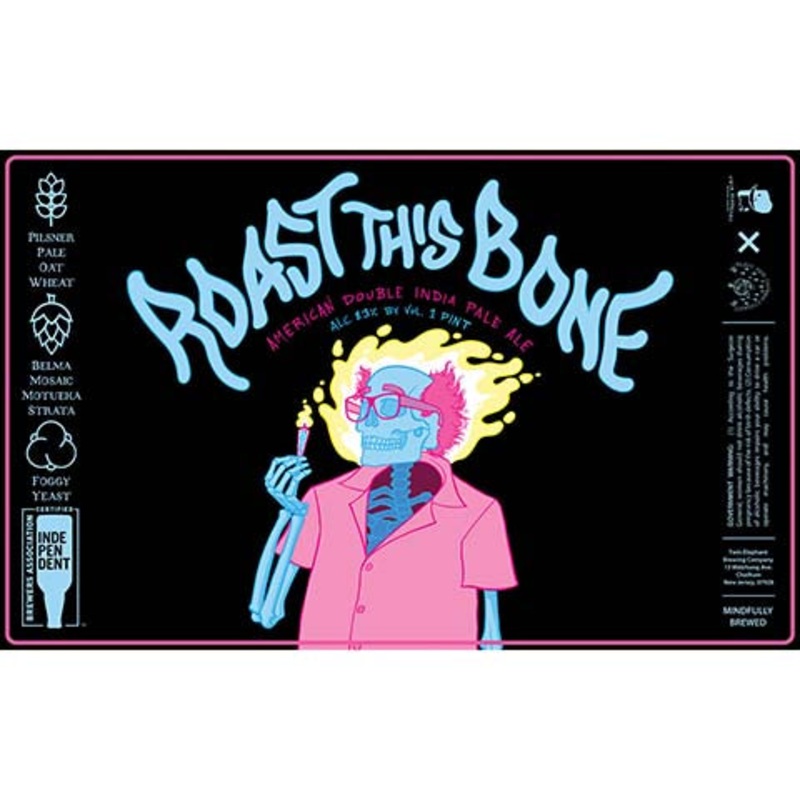 Twin Elephant Roast This Bone American DIPA 16OZ SINGLE CAN