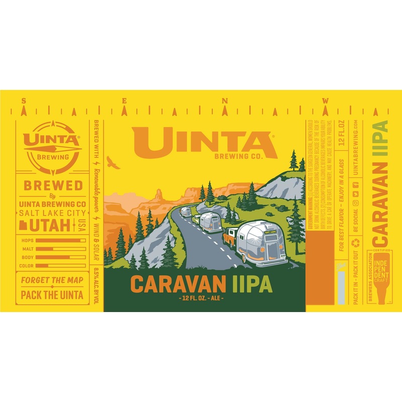 UINTA CARAVAN IMPERIAL IPA 4/6PK CANS 12 oz