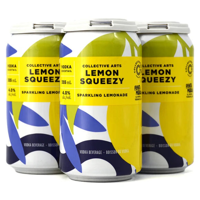 COLLECTIVE ARTS LEMON SQUEEZY 355ML 4PK CAN @ St. Albert [1047623] 1420 ml
