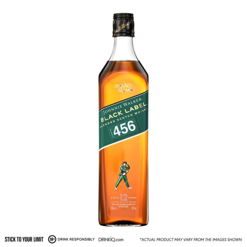 Johnnie Walker Black Label Squid Game Limited Edition 700ml (Random Player Number on Bottle)