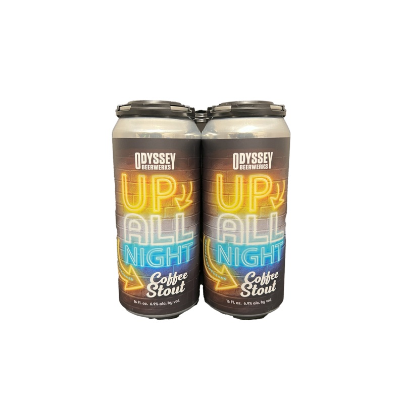 Odyssey Up All Night Coffee Stout 4 Pack Cans