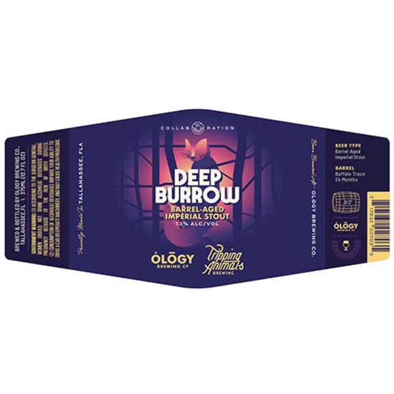 Ology Deep Burrow Barrel-Aged Imperial Stout 375ML BTL