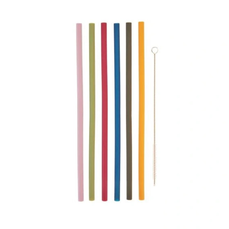 TRUE SILICONE STRAWS & CLEANING BRUSH SET @ Red Deer [1047858] ml