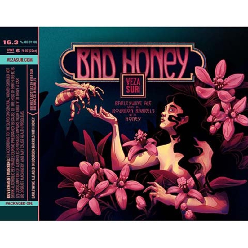 Veza Sur Bad Honey Barleywine Ale 22OZ SINGLE CAN