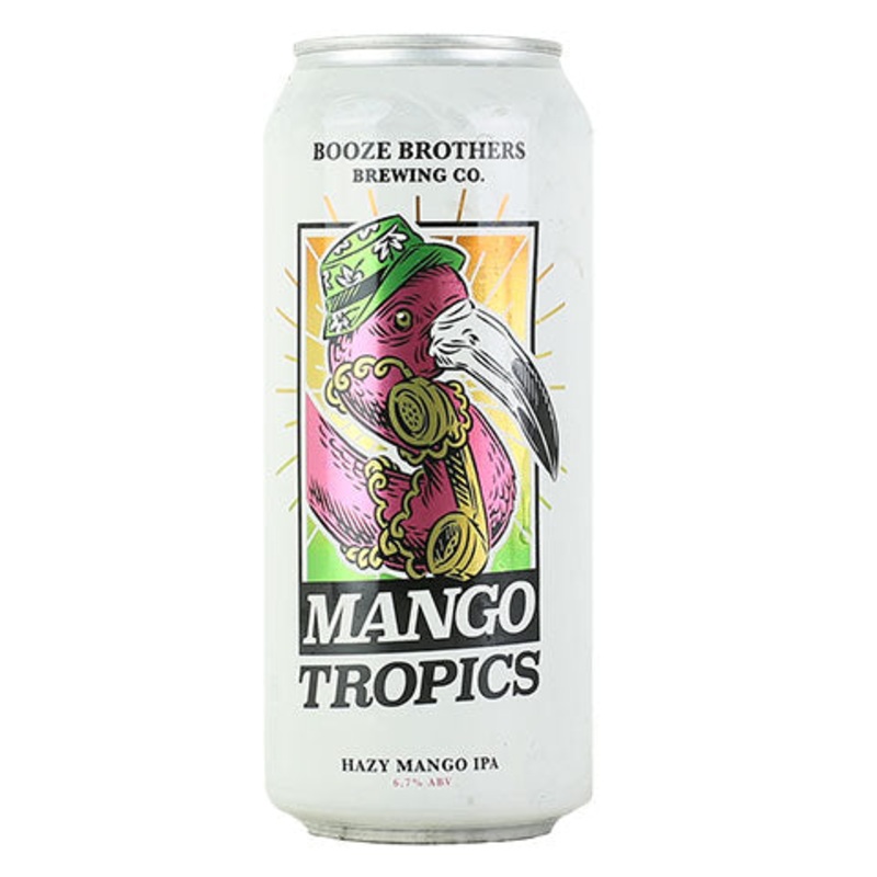 Booze Brothers Mango Tropics Hazy IPA 16OZ SINGLE CAN