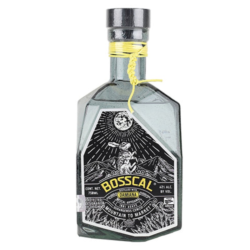 Bosscal Damiana Mezcal (Cenizo) 750ML BTL