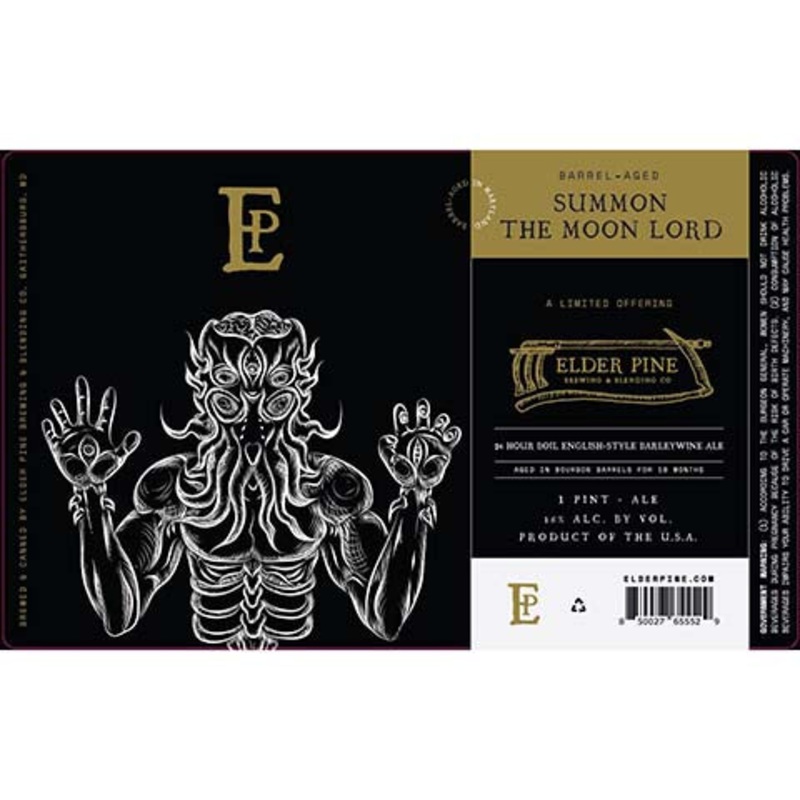 Elder Pine Summon The Moon Lord Barleywine Ale 16OZ SINGLE CAN