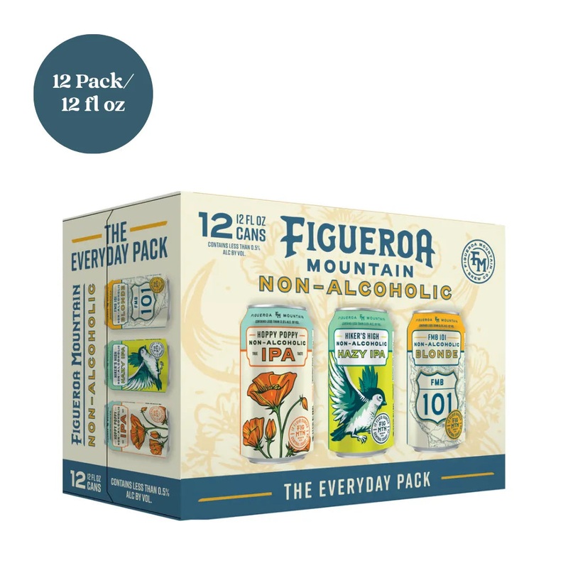 Figueroa Mountain Non-Alcoholic Beer 12pk 12 fl oz Cans