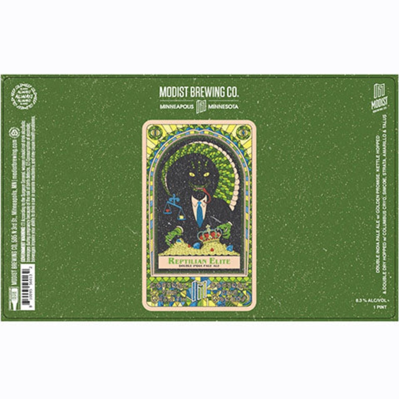 Modist Brewing Reptilian Elite DIPA 16OZ SINGLE CAN