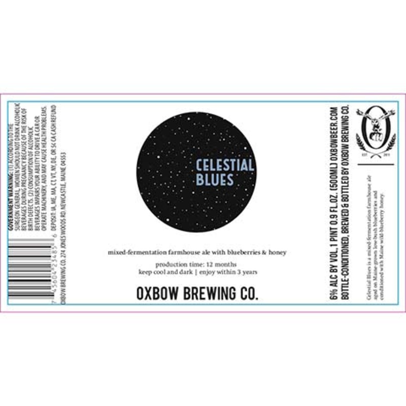 Oxbow Celestial Blues Sour 500ML BTL