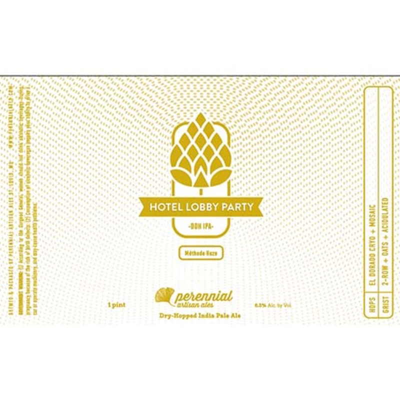 Perennial Hotel Lobby Party DDH IPA 16OZ SINGLE CAN