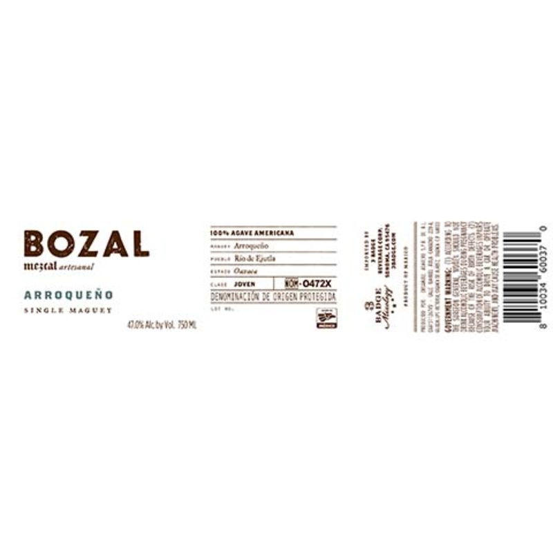Bozal Arroqueno Single Maguey 750ML BTL
