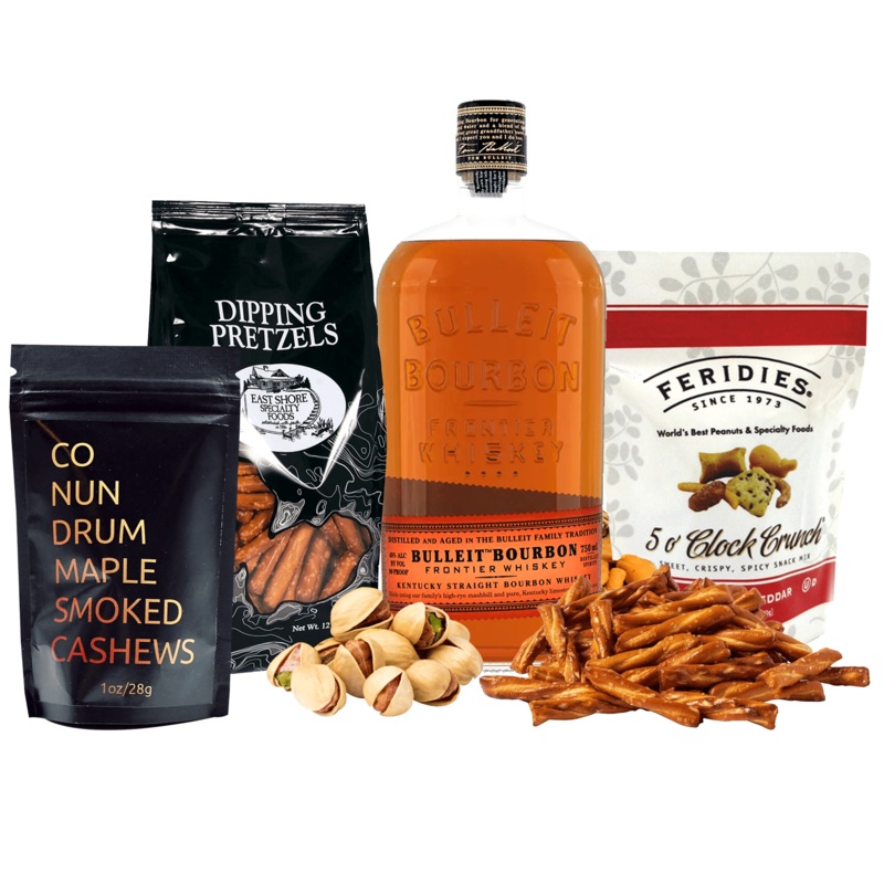 Bulleit Bourbon Gift Basket Cheers to You