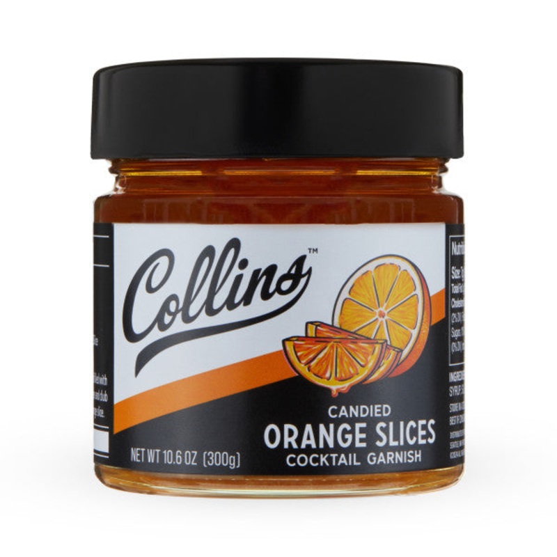 COLLINS CANDIED ORANGE SLICES IN SYRUP 10.6OZ @ Kelowna [1057627] 313 ml