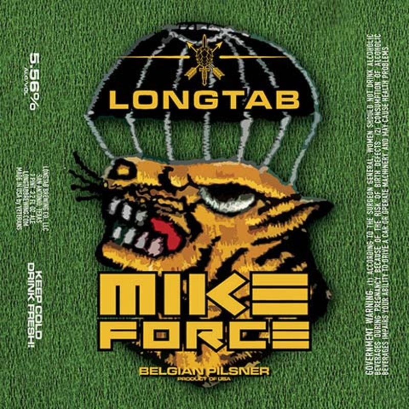 Long Tab Mike Force Belgian Pilsner 19.2OZ SINGLE CAN
